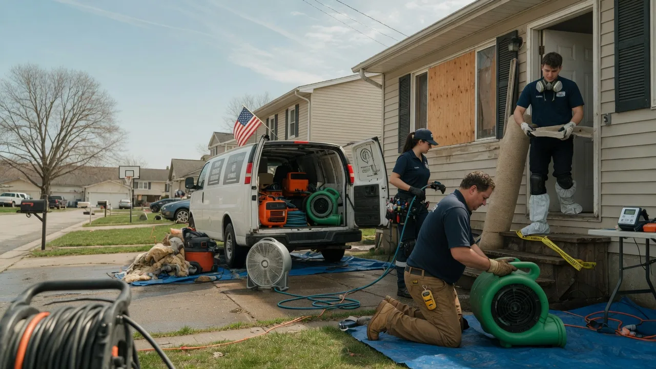 Water Damage Restoration in Bonnie, IL near me